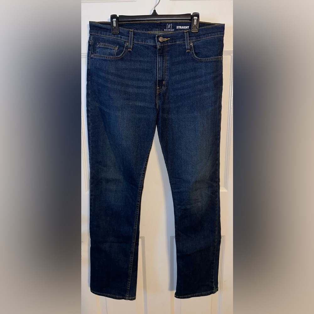 Men jeans size 34X32 George straight leg